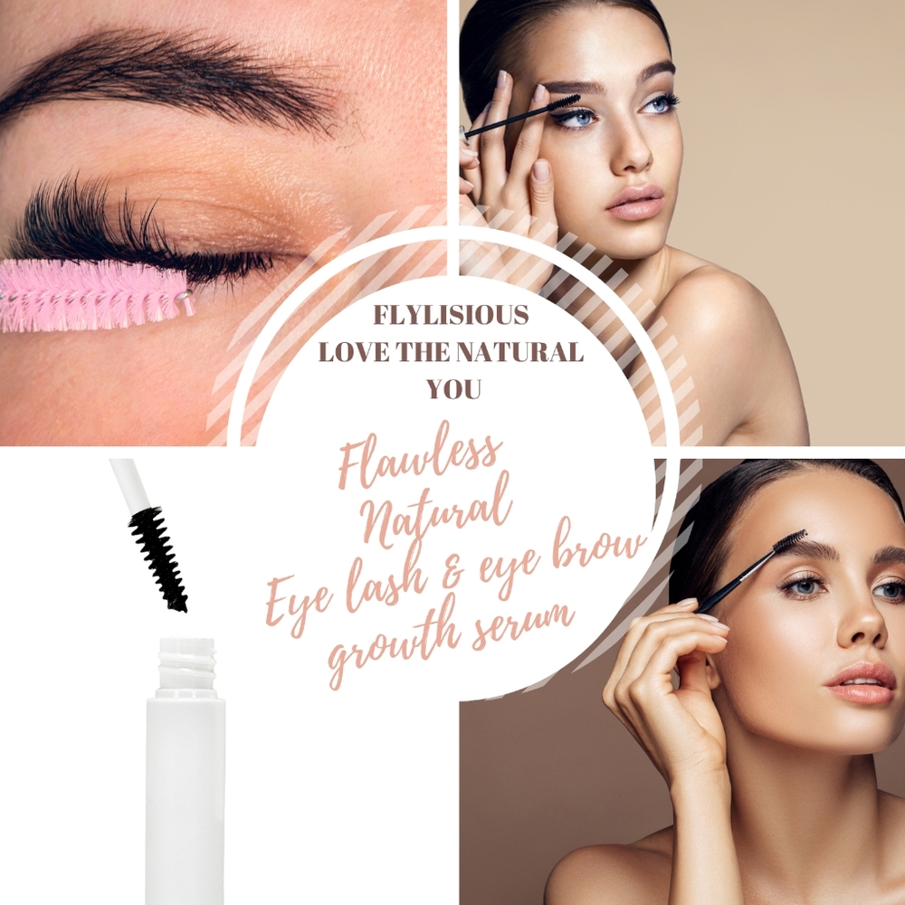 Flylisious eyebrow and eyelash growth serum
